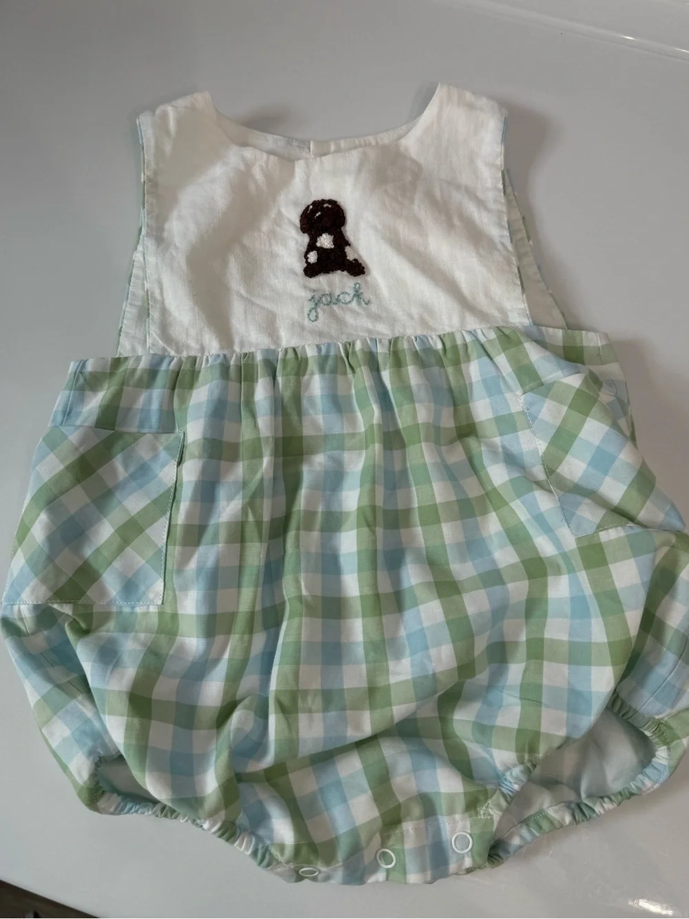 Sophie and Lucas bubble smock Jack